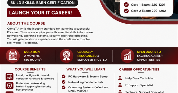 CompTIA A+ E-Flier CompTIA A+ E-Flier